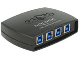 Delock USB 5 Gbps Switch für 4 PC an 1 Gerät