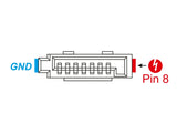Delock Steckverbinder SATA 6 Gb/s Buchse 8 Pin Power