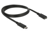 Delock USB 10 Gbps Verlängerungskabel USB Type-C™ Stecker zu Buchse 1 m 4K PD 60 W