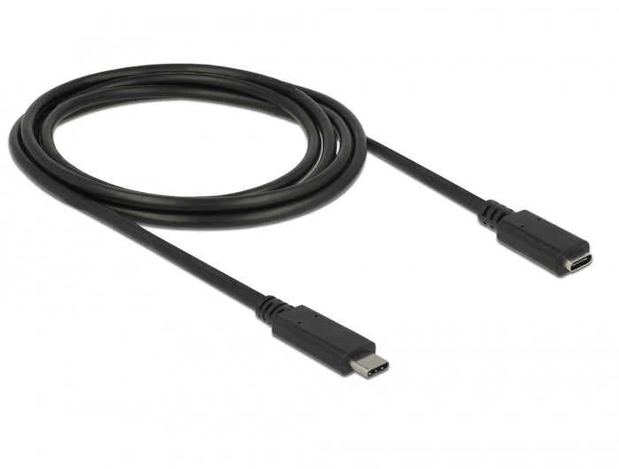 Delock USB 10 Gbps Verlängerungskabel USB Type-C™ Stecker zu Buchse 2 m 4K PD 60 W