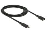 Delock USB 10 Gbps Verlängerungskabel USB Type-C™ Stecker zu Buchse 2 m 4K PD 60 W