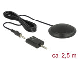 Delock Kondensator Tisch Mikrofon Omnidirektional für Konferenz mit 3,5 mm Klinkenstecker 3 Pin
