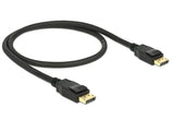Delock Kabel DisplayPort 1.2 Stecker > DisplayPort Stecker 4K 60 Hz 0,5 m