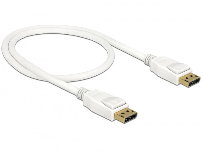 Delock Kabel DisplayPort 1.2 Stecker > DisplayPort Stecker 4K 60 Hz 0,5 m