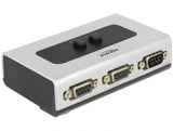 Delock Seriell Umschalter RS-232 / RS-422 / RS-485 2-Port manuell
