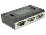 Delock Seriell Umschalter RS-232 / RS-422 / RS-485 2-Port manuell