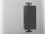 Delock Externer Industrie Hub 4 x USB 5 Gbps Typ-A mit 20 kV ESD Schutz