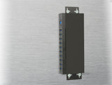 Delock Externer Industrie Hub 10 x USB 5 Gbps Typ-A mit 20 kV ESD Schutz