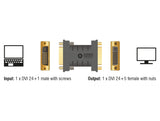 Delock Adapter DVI 24+1 Stecker > DVI 24+5 Buchse EDID Emulator