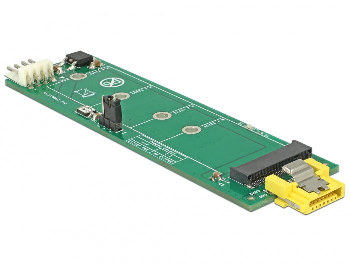 Delock Konverter SATA Pin 8 Power Buchse > M.2 Key B Slot