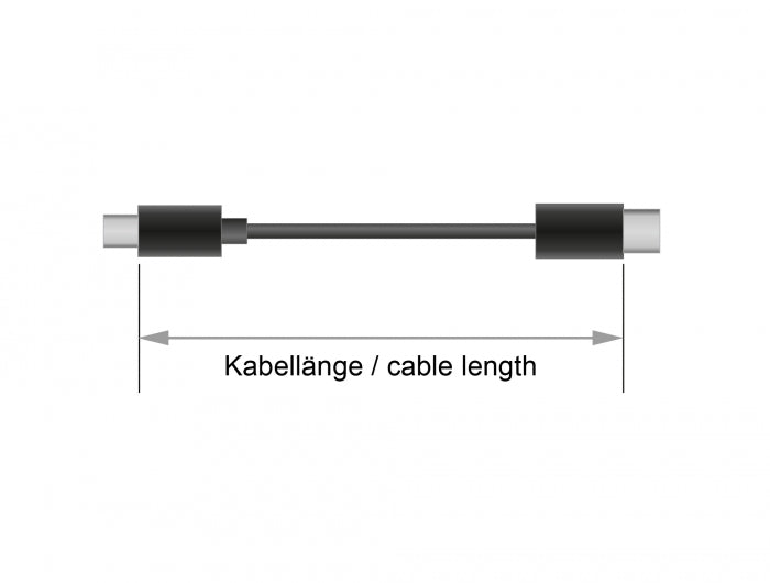Delock USB 2.0 Kabel Type-C zu Typ-B 3 m
