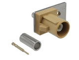 Delock FAKRA I Stecker Federpin zum Crimpen 1 vorgestanztes Loch
