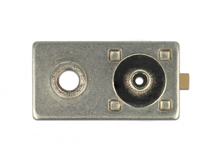Delock FAKRA I Stecker Federpin zum Crimpen 1 vorgestanztes Loch