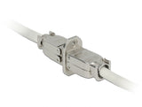 Delock Verbinder für Netzwerkkabel Cat.6A STP werkzeugfrei zum Einbau