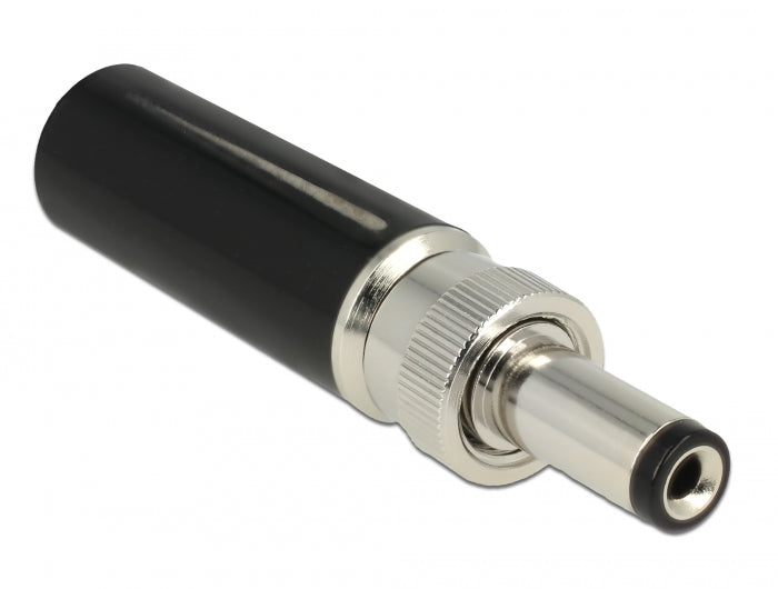 Delock Steckverbinder DC 5,5 x 2,5 mm mit Länge 12,0 mm Hohlstecker Lötversion