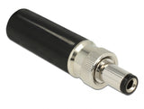 Delock Steckverbinder DC 5,5 x 2,5 mm mit Länge 9,5 mm Hohlstecker Lötversion