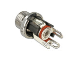 Delock Steckverbinder DC 5,5 x 2,5 x 9,5 mm Buchse zum Einbau Lötversion