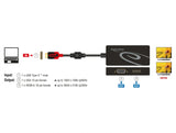 Delock USB Type-C™ Splitter (DP Alt Mode) > 1 x HDMI + 1 x VGA out