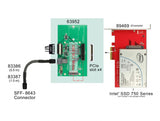 Delock U.2 SFF-8643 Adapter zu PCIe x4 oder M.2 Key M Slot mit Befestigungsplatte