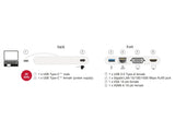 Delock USB Type-C™ 3.1 Dockingstation HDMI 4K 30 Hz + VGA + LAN + USB PD