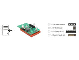 Delock U.2 SFF-8643 Adapter zu PCIe x4 oder M.2 Key M Slot mit Befestigungsplatte