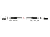 Delock Kabel USB 2.0 Typ-A Stecker > USB 2.0 Typ-B Stecker 20 m