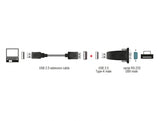 Delock Adapter USB 2.0 Typ-A > 1 x Seriell DB9 RS-232