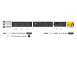 Delock HDMI UHD Switch 3 x HDMI in > 1 x HDMI out 4K
