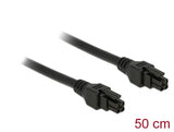 Delock Micro Fit 3.0 Kabel 4 Pin Stecker > Stecker 50 cm