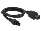 Delock Micro Fit 3.0 4 Pin Verlängerungskabel Stecker > Buchse 50 cm