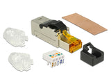 Delock RJ45 Stecker feldkonfektionierbar Cat.8.1 Metall
