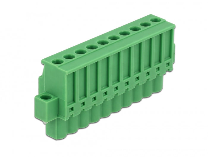 Delock Terminalblock Set für Hutschienen 10 Pin mit Schraubverriegelung
