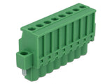 Delock Terminalblock Set für Hutschienen 8 Pin mit Schraubverriegelung