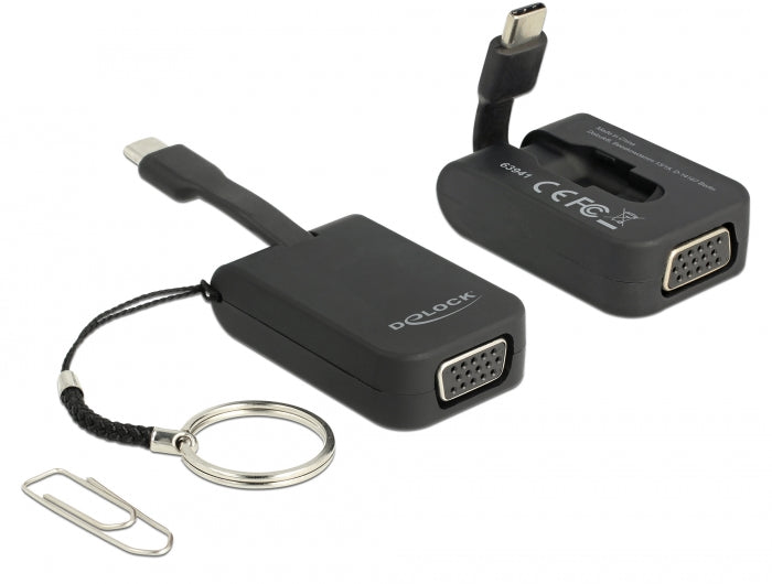Delock USB Type-C™ Adapter zu VGA (DP Alt Mode) - Schlüsselanhänger