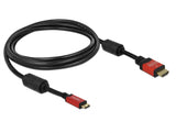 Delock Kabel High Speed HDMI mit Ethernet - HDMI A Stecker > HDMI Mini-C Stecker 4K 3 m