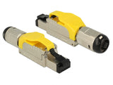Delock RJ45 Stecker feldkonfektionierbar Cat.6A Metall