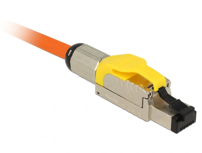 Delock RJ45 Stecker feldkonfektionierbar Cat.6A Metall