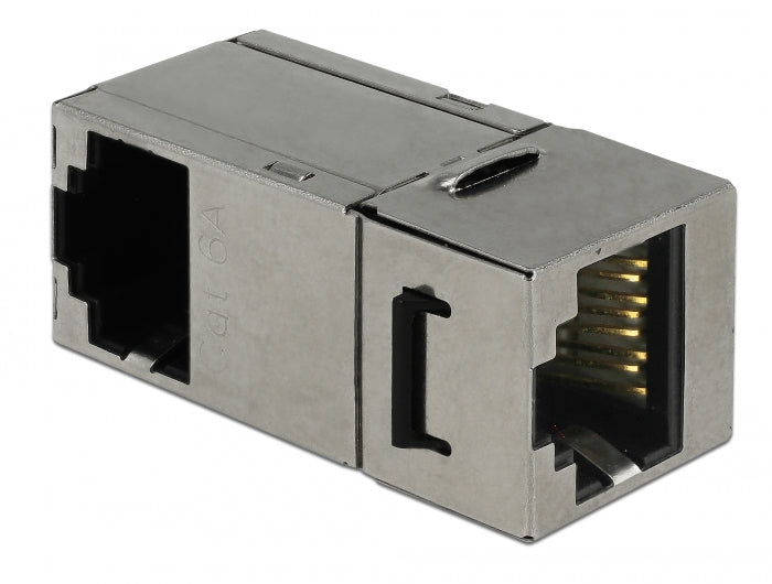 Delock Keystone Modul RJ45 Buchse > RJ45 Buchse Cat.6 90°