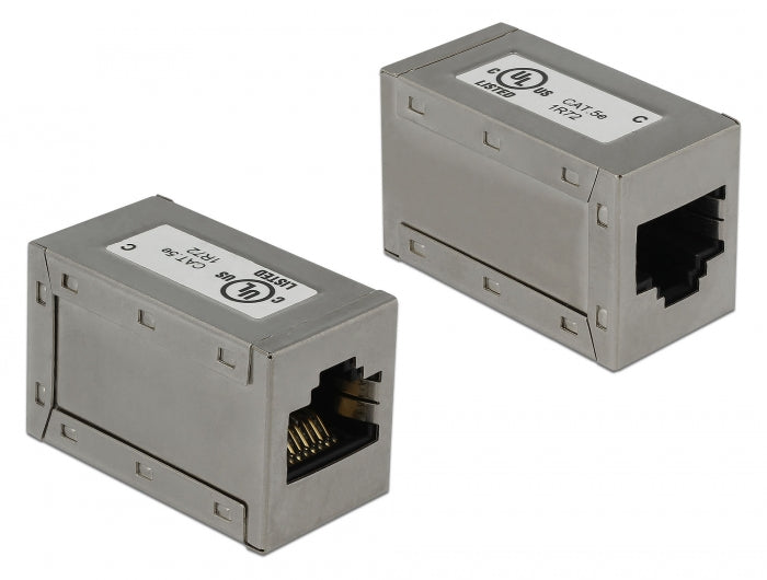 Delock Adapter RJ45 Buchse > RJ45 Buchse Cat.5e STP