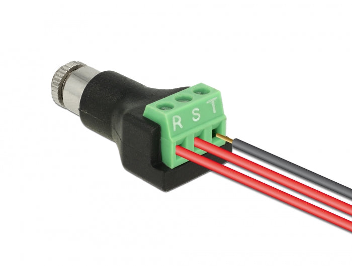 Delock Terminalblock 3 Pin > Klinkenbuchse 3,5 mm zum Einbau