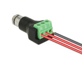 Delock Terminalblock 3 Pin > Klinkenbuchse 3,5 mm zum Einbau