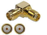 Delock Adapter SMA Buchse zu SMA Buchse 90° 10 GHz