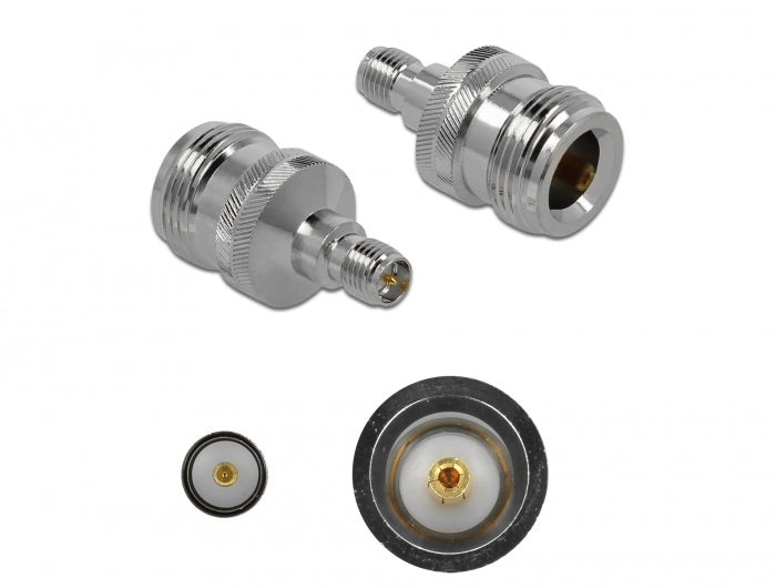 Delock Adapter N Buchse zu RP-SMA Buchse 10 GHz