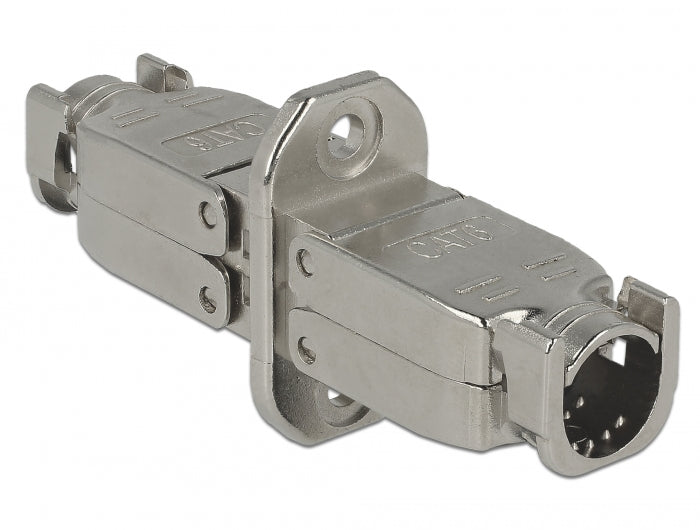 Delock Verbinder für Netzwerkkabel Cat.6 STP werkzeugfrei zum Einbau