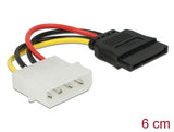 Delock Kabel SATA 15 Pin HDD zu 4 Pin Stecker – gerade