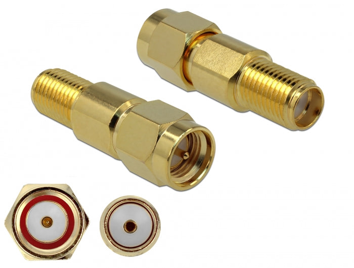 Delock Adapter SMA Stecker zu SMA Buchse 3 GHz