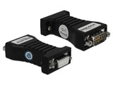 Delock Konverter 1 x Seriell RS-232 DB9 zu 1 x Seriell RS-485 mit ESD Schutz 15 kV Überspannungsschutz 600 W und erweiterter Temperaturbereich