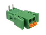 Delock Terminalblock Set für Platine 2 Pin 3,81 mm Rastermaß horizontal