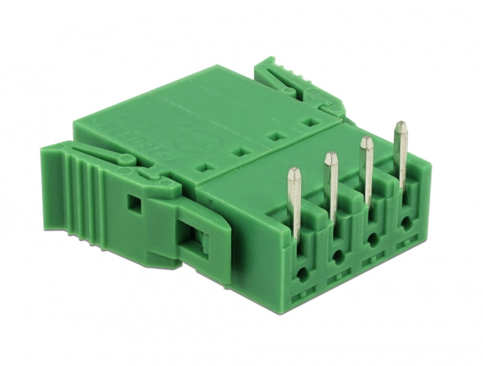 Delock Terminalblock Set für Platine 4 Pin 3,81 mm Rastermaß horizontal