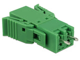Delock Terminalblock Set für Platine 2 Pin 3,81 mm Rastermaß vertikal